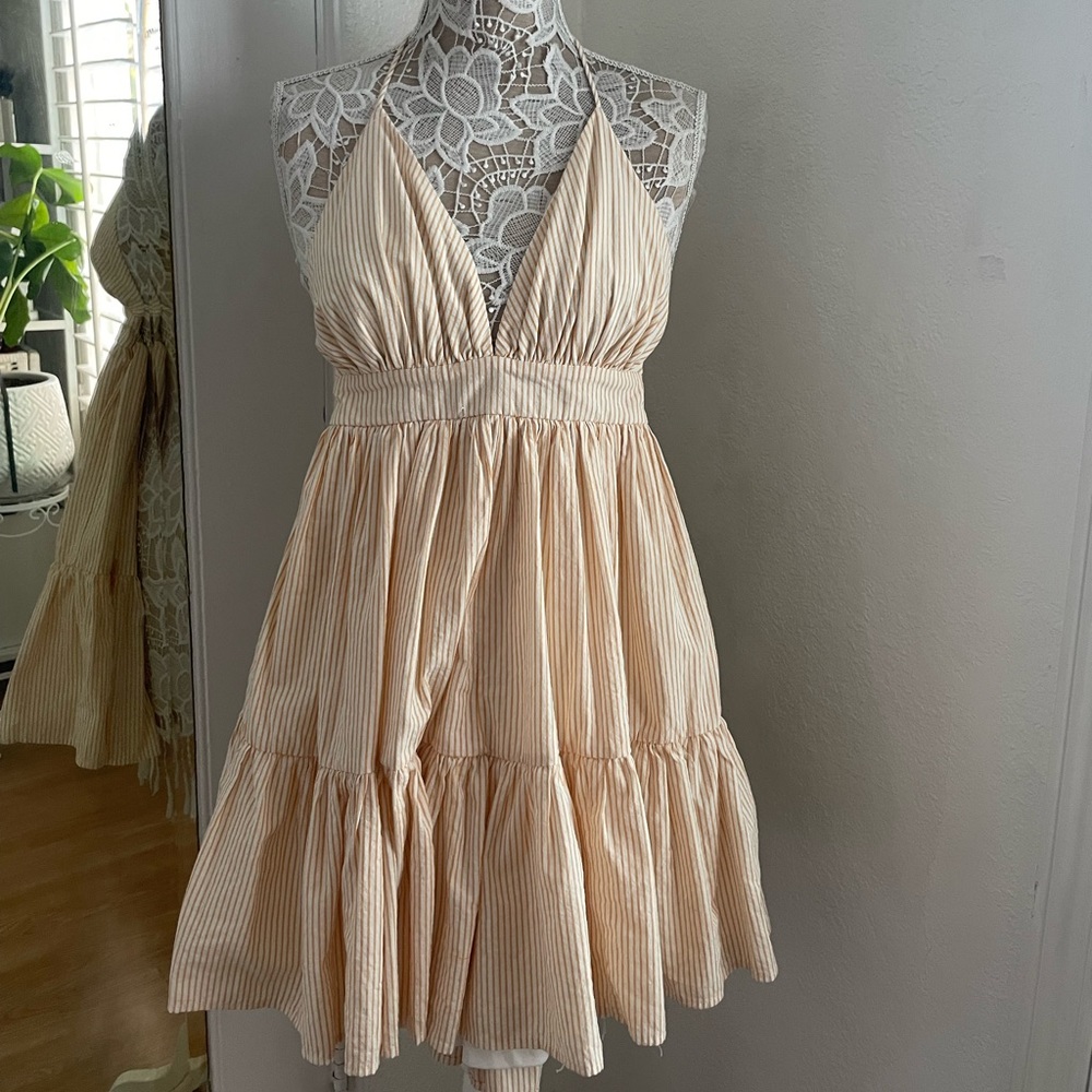 Spring Halter neck dress